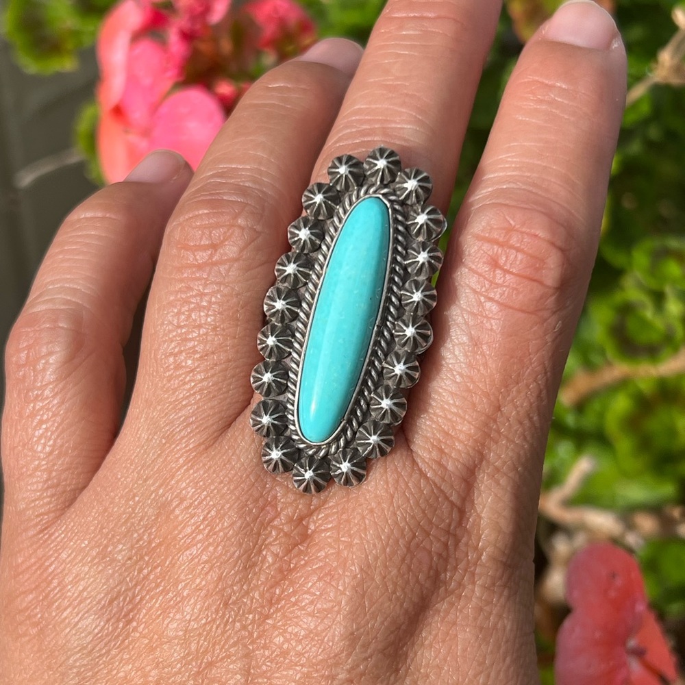 Navajo Turquoise ring - Picture 4 of 4